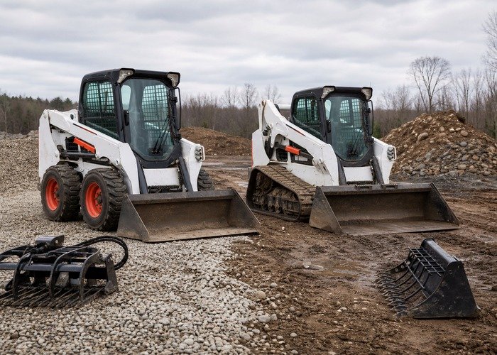 skid steer vs compact track loader featured image for SeekMach machinery guide