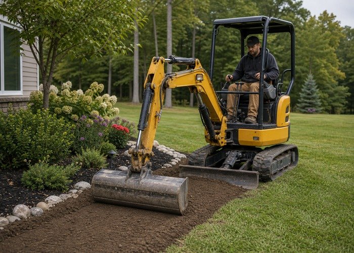 mini excavator grading bucket featured image for SeekMach machinery guide