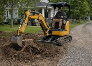 what size mini excavator featured image for SeekMach machinery guide