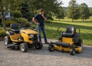 riding mower vs zero turn featured image for SeekMach machinery guide