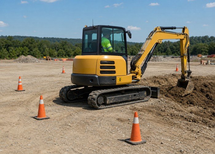 zero tail swing vs conventional mini excavator detail inspection