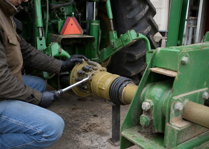 PTO slip clutch vs shear bolt field verification