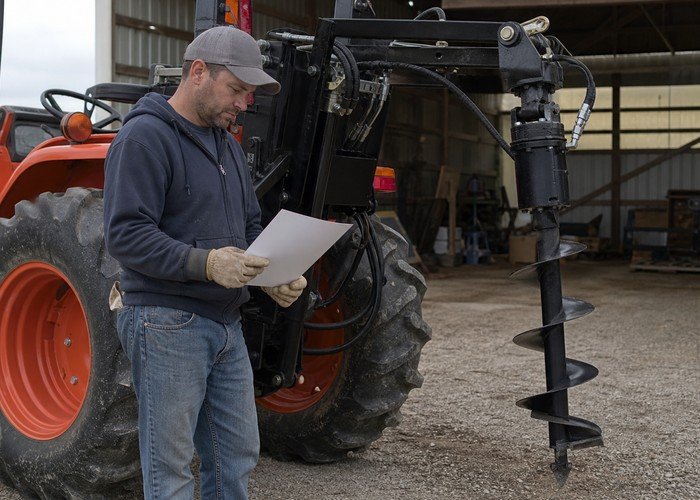 tractor hydraulic flow attachment guide field verification