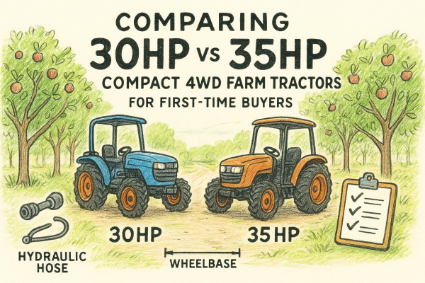 SeekMach compact tractor and farm tractor for small farm and dealer buyers