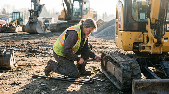 DIY Excavator Track