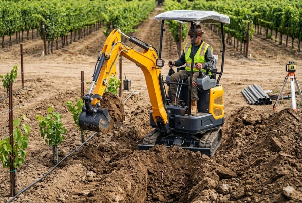 SeekMach mini excavator for construction farming landscaping and dealer export