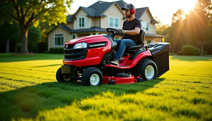 SeekMach commercial lawn mower and zero turn mower for landscaping work