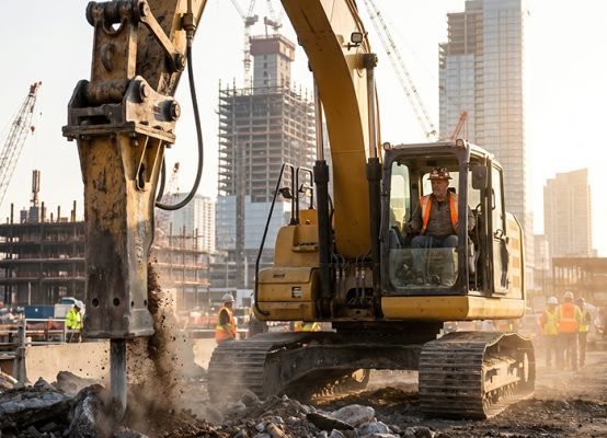 excavator versatility in urban infrastructure projects