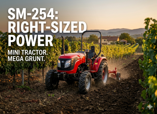 SeekMach compact tractor and farm tractor for small farm and dealer buyers