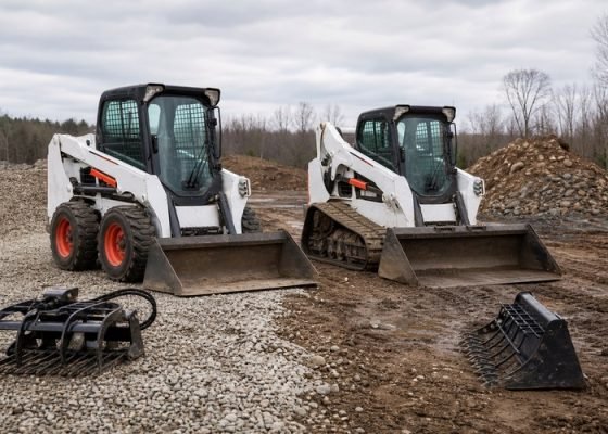skid steer vs compact track loader featured image for SeekMach machinery guide