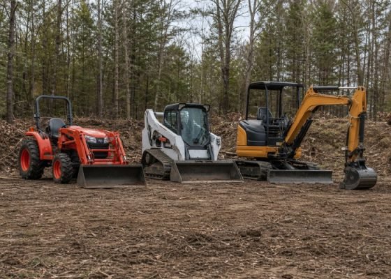 tractor vs skid steer vs mini excavator land clearing land clearing machine comparison