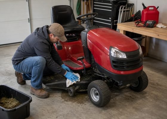 how to store a lawn mower for winter featured image for SeekMach machinery guide
