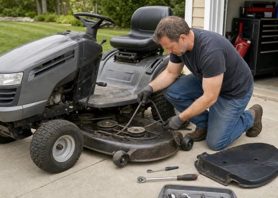 lawn mower deck belt troubleshooting featured image for SeekMach machinery guide