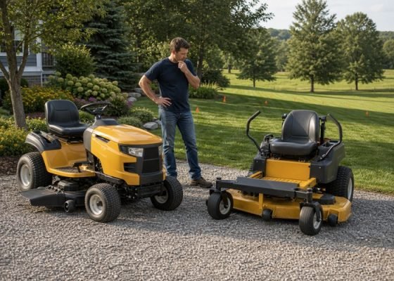 riding mower vs zero turn featured image for SeekMach machinery guide