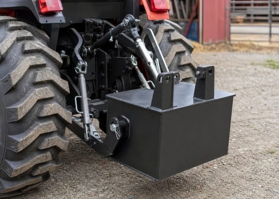 compact tractor ballast for loader tractor ballast box setup