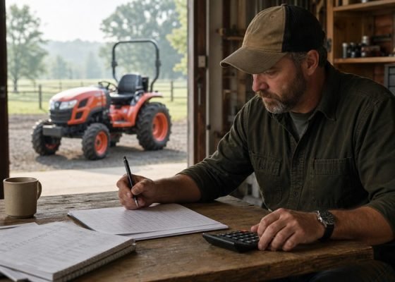 tractor financing vs cash tractor cash flow planning